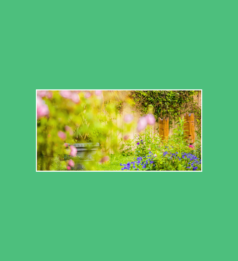 Poskarte Rosengarten mit den Skkulpturen und 2 (W. Schroll) - SamMarket