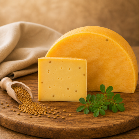 Bio Hofkäse aus Kuhmilch Bockshornklee